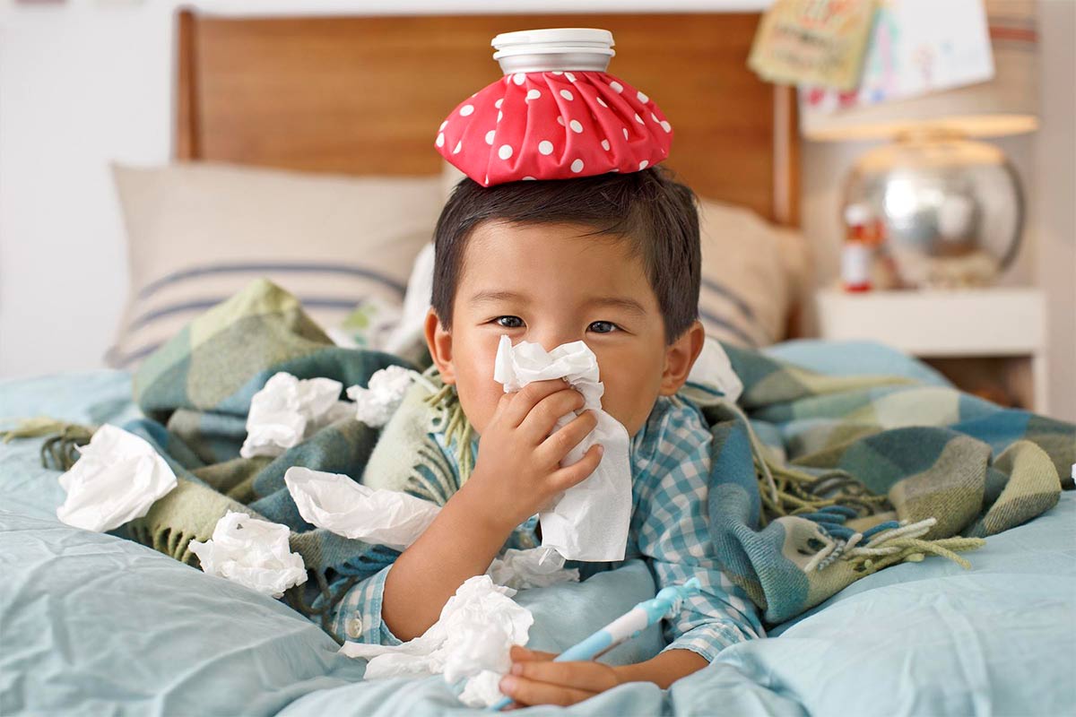 چطور آنفولانزای کودک را درمان کنیم