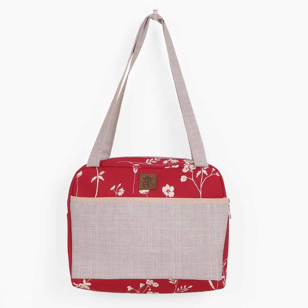 کیف همراه-گلدار قرمز