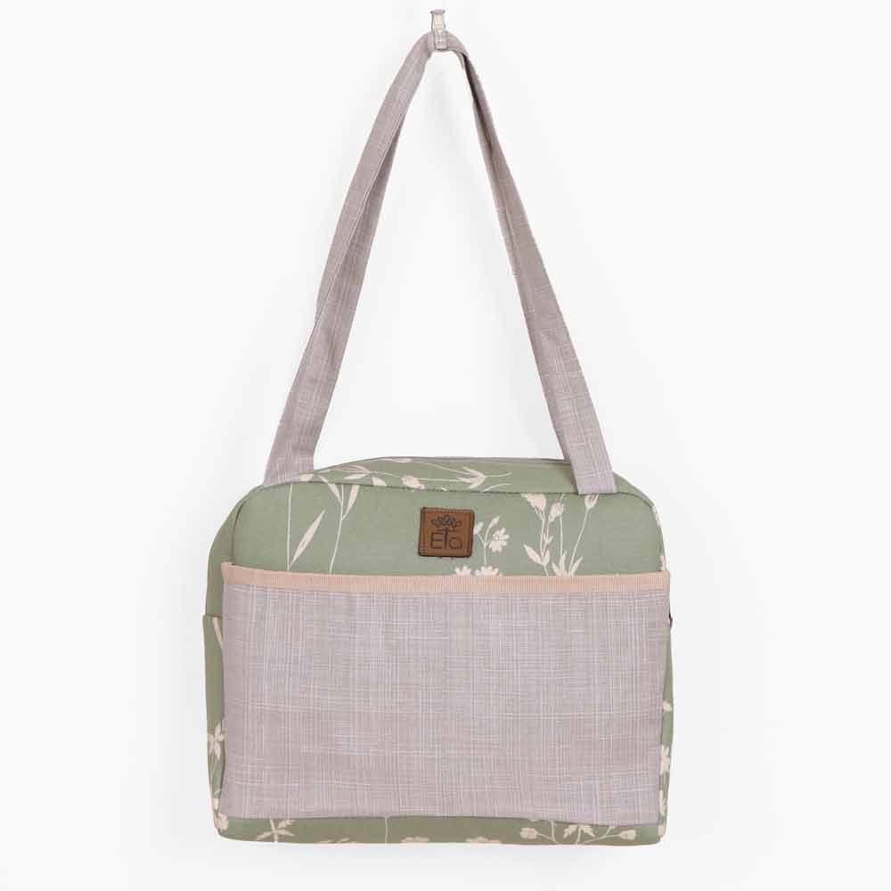 کیف همراه-گلدار سبز