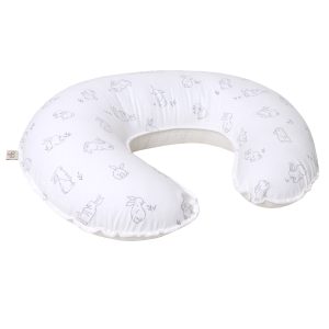 بالش شیردهی پیکه خرگوش خطی طوسی