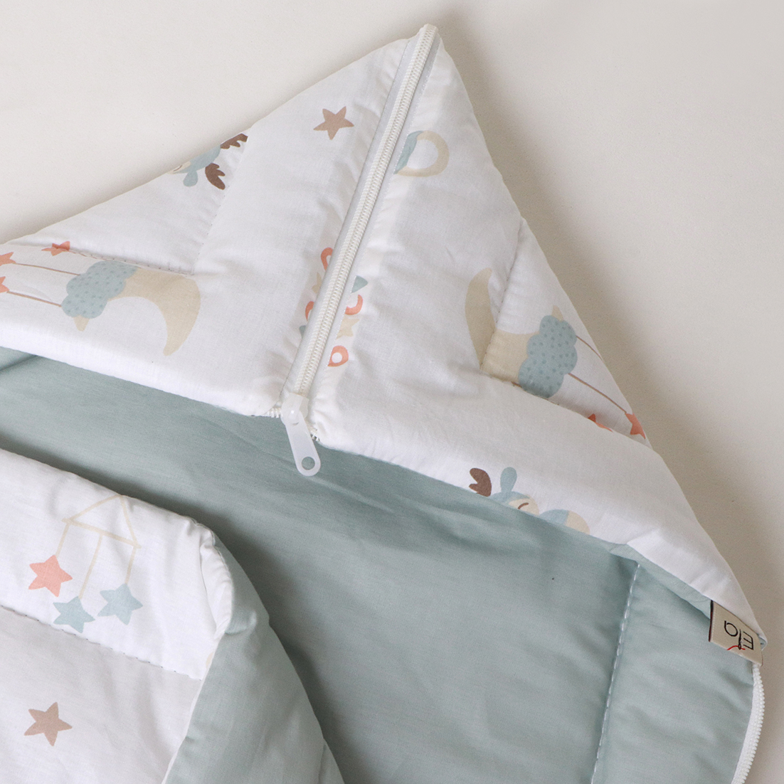 قنداق زیپی آویز رنگین کمان - تصویر 3