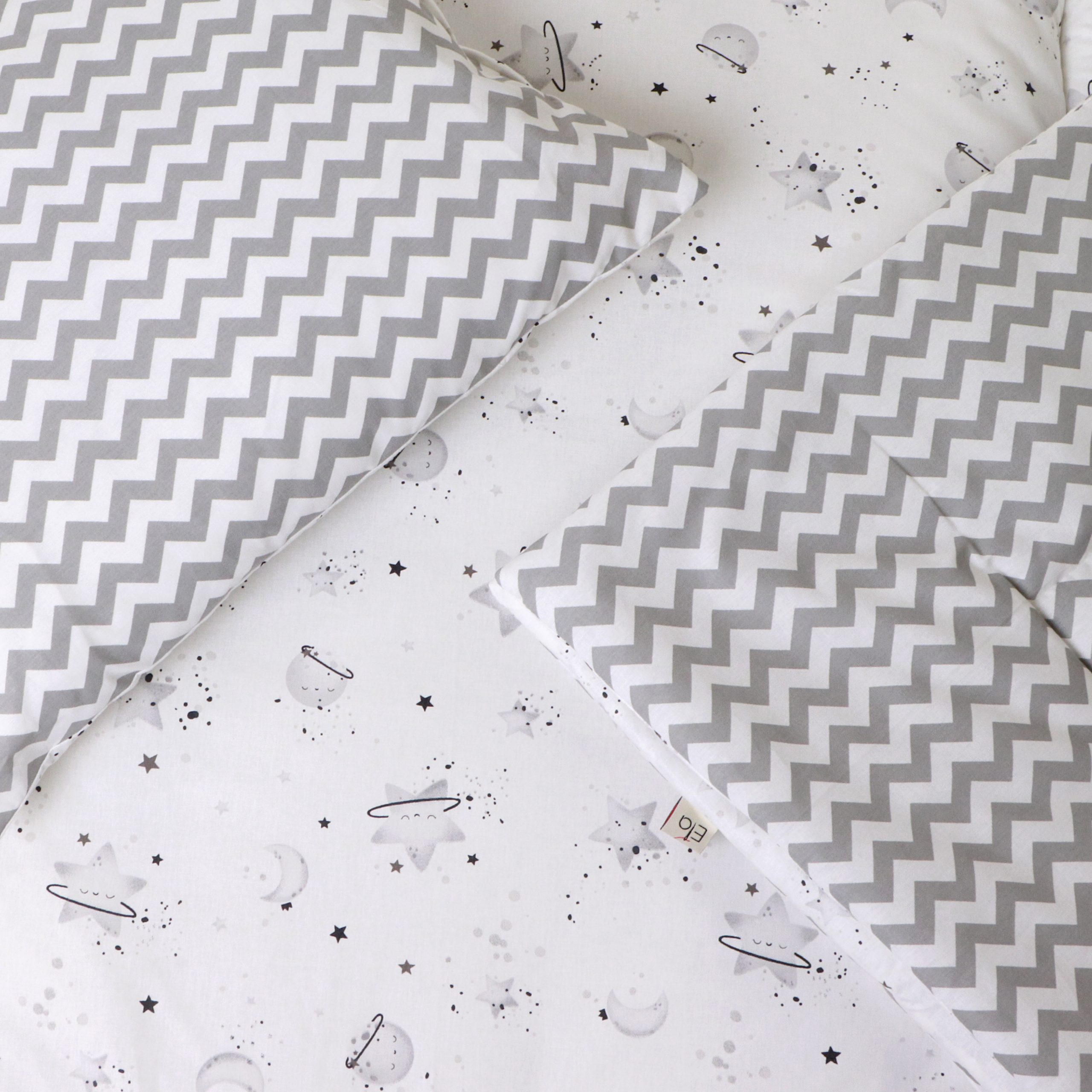 ست خواب سایز سه کهکشان طوسی - تصویر 3