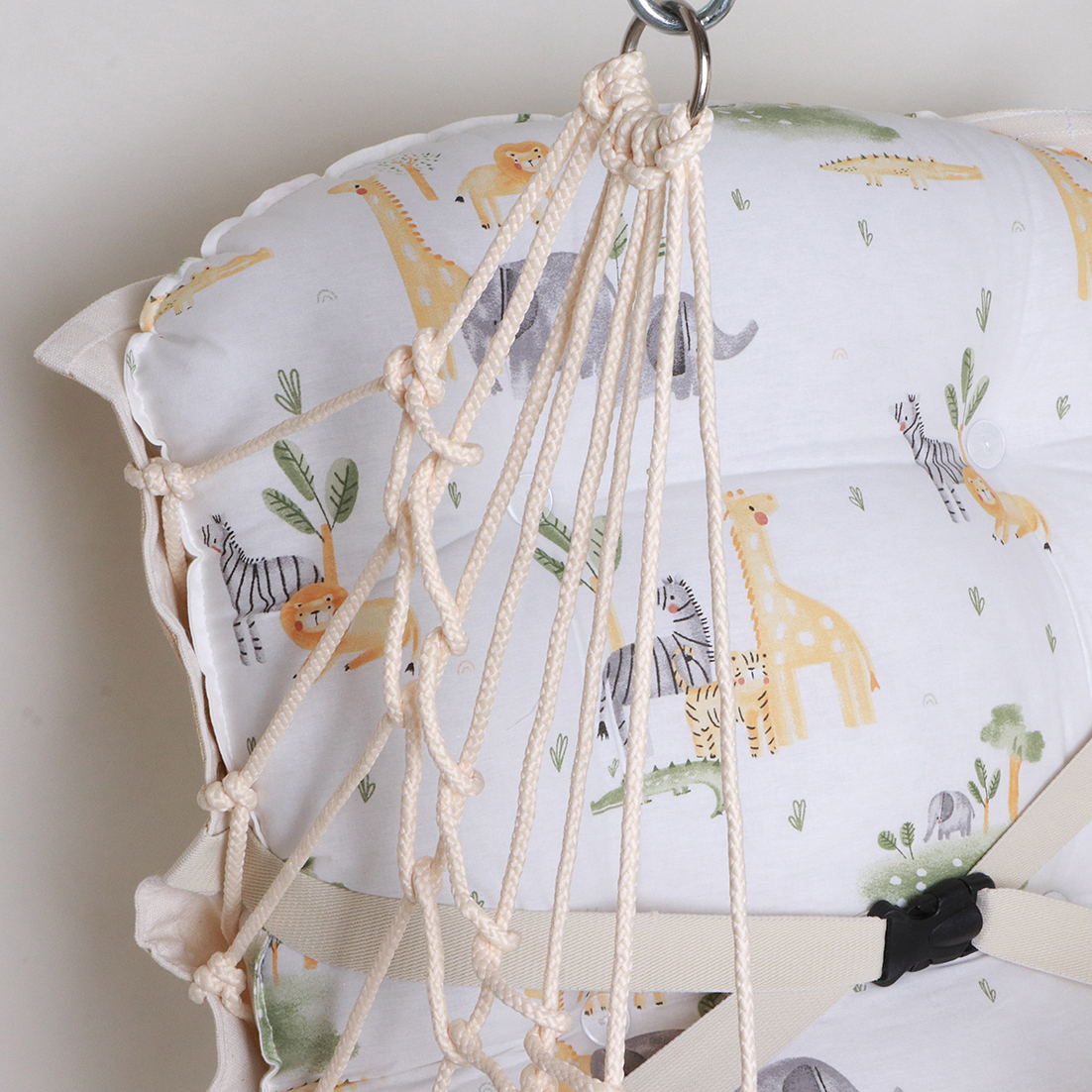 گهواره تاب بزرگ سافاری زرد - تصویر 6